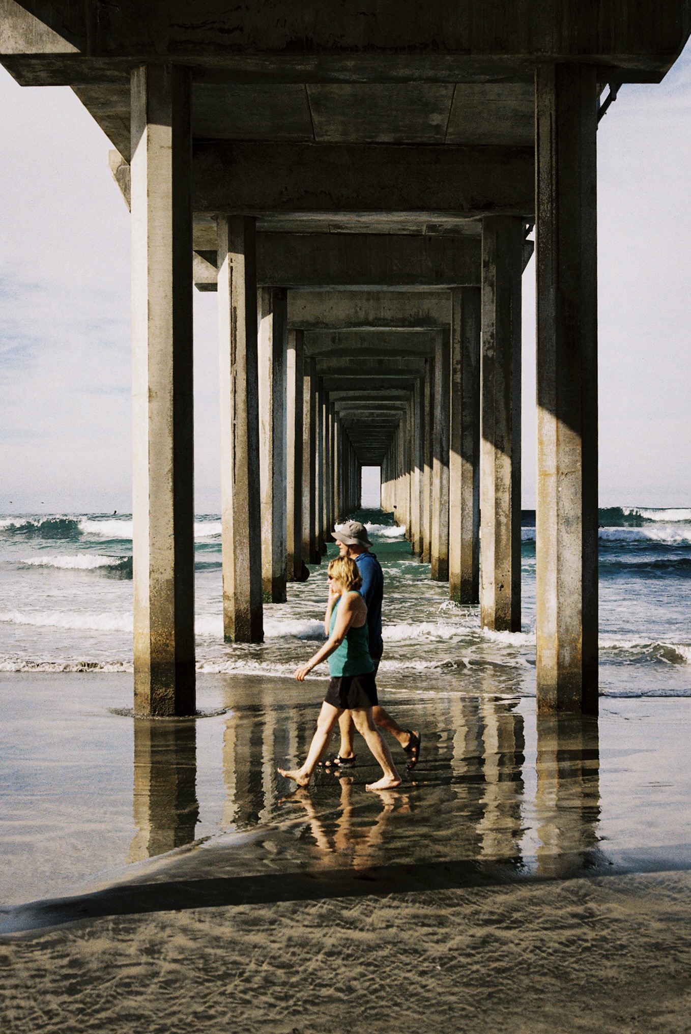 end of the pier