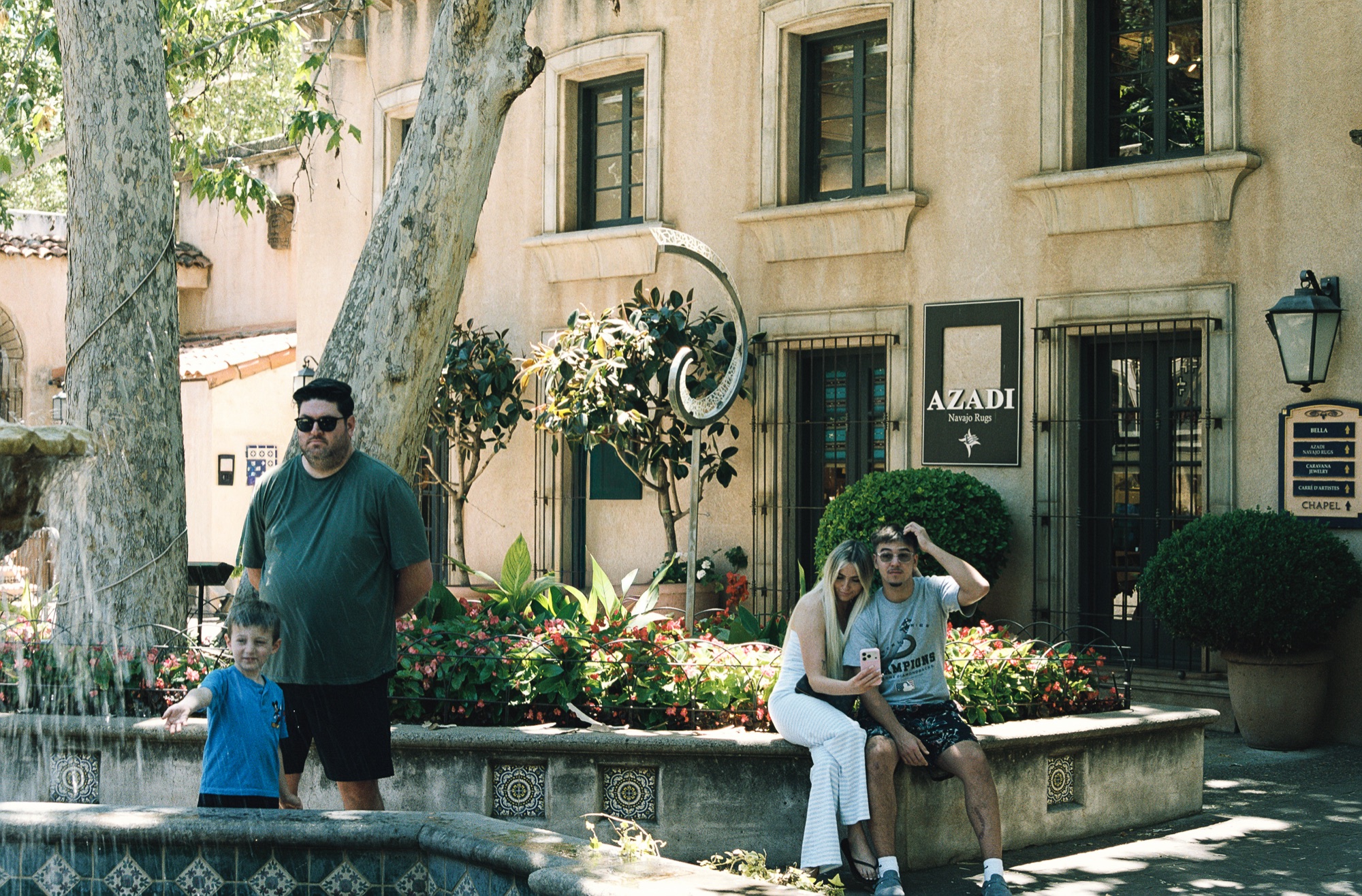 sunday by the fountain